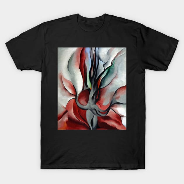 High Resolution Autumn Trees The Maple by Georgia O'Keeffe T-Shirt by tiokvadrat